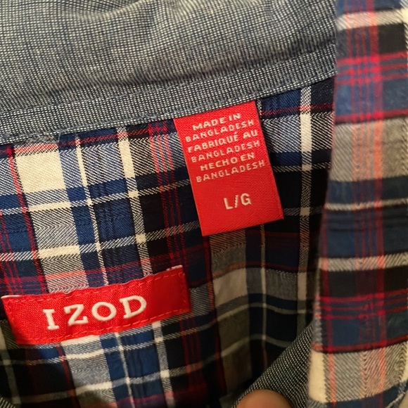 Men’s button up checkered look shirt, donating soon - Picture 3 of 7